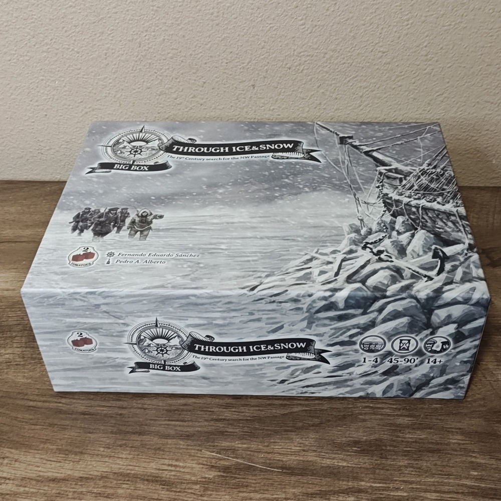 2Tomatoes Through Ice & Snow Big Box Board Game 1-4 Players Arctic Strategy
